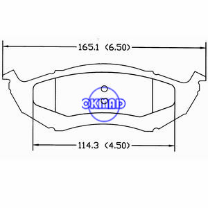 PLYMOUTH PROWLER Brake pad FMSI:7598-D895, F895